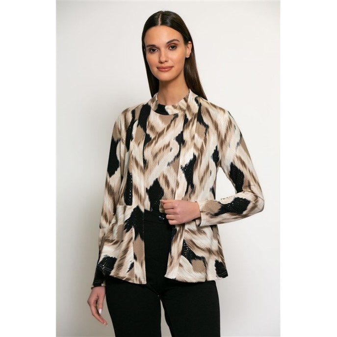 Batida Vest 2220 losvallend Beige Glow print
